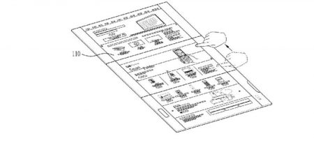 پتنت جدید ال‌جی یک اسمارت‌فون منعطف با نمایشگر سه صفحه‌ای را نشان می‌دهد